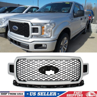For Ford F-150 F150 2018-2020 Ingot Silver Front Radiator Grille Grill Assembly