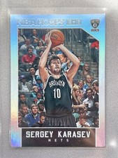 2015-16 Panini NBA Hoops Silver Parallel Sergey Karasev Brooklyn Nets /299
