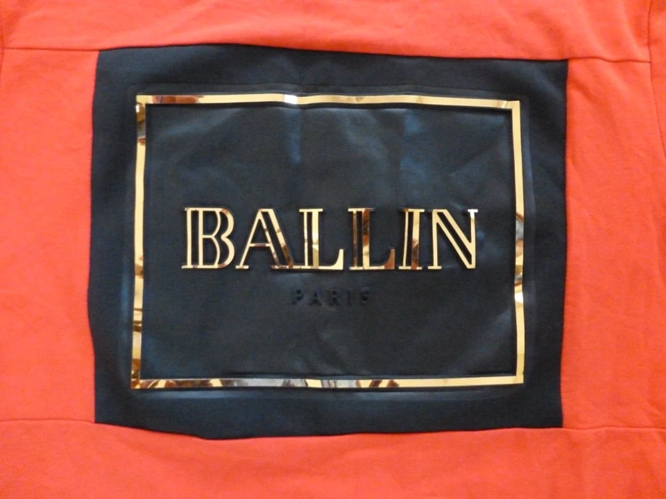 Hudson Outerwear Mens XL Shirt BALLIN PARIS Red, Black, Gold NEW WITHOUT TAGS - Image 2 of 4