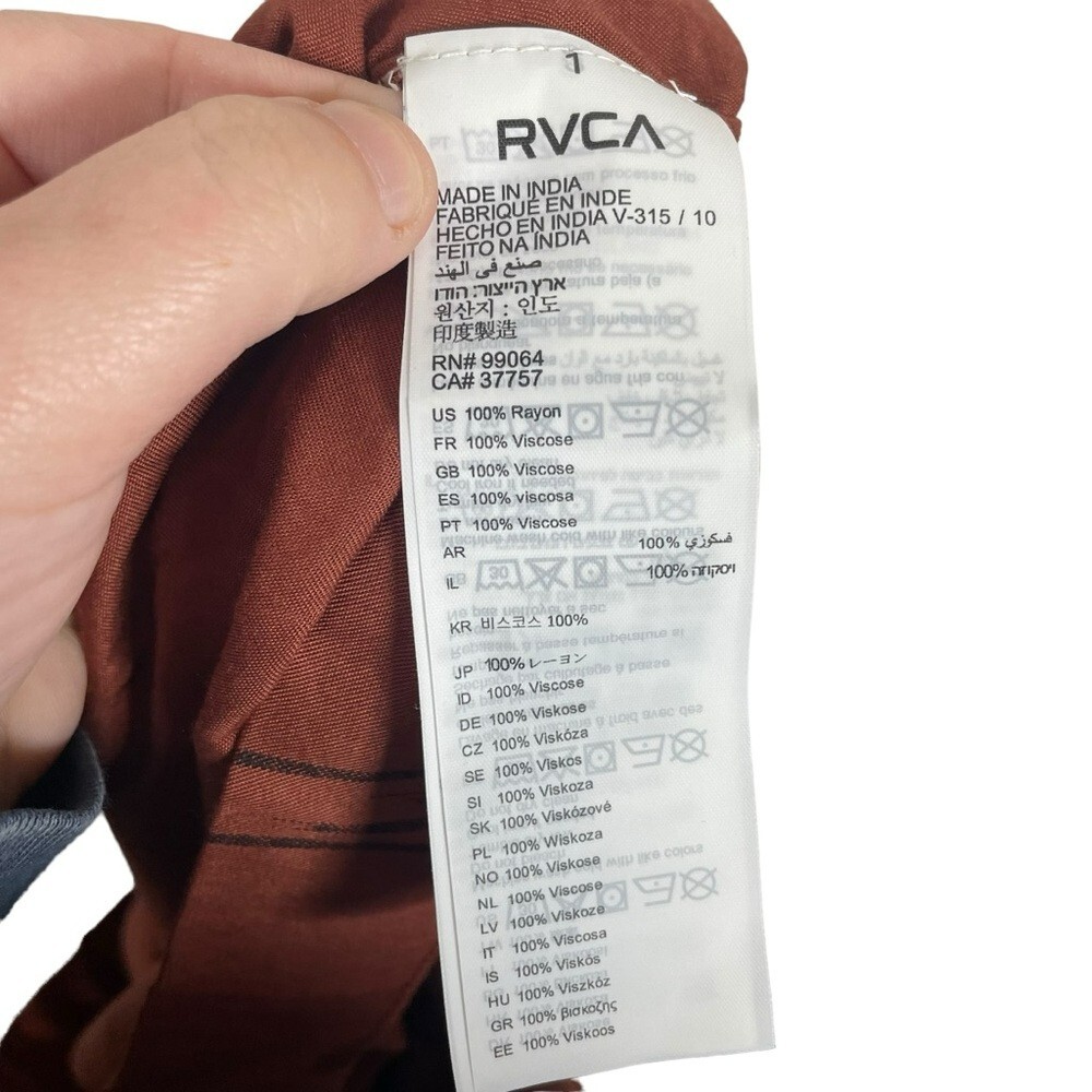 NWT RVCA Women's Capital Knot Tank Dress in Rust Size L | eBay