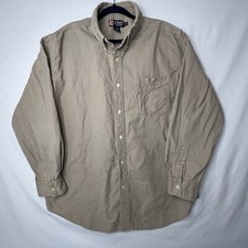 Tan corduroy button-up shirt Size Mens XL