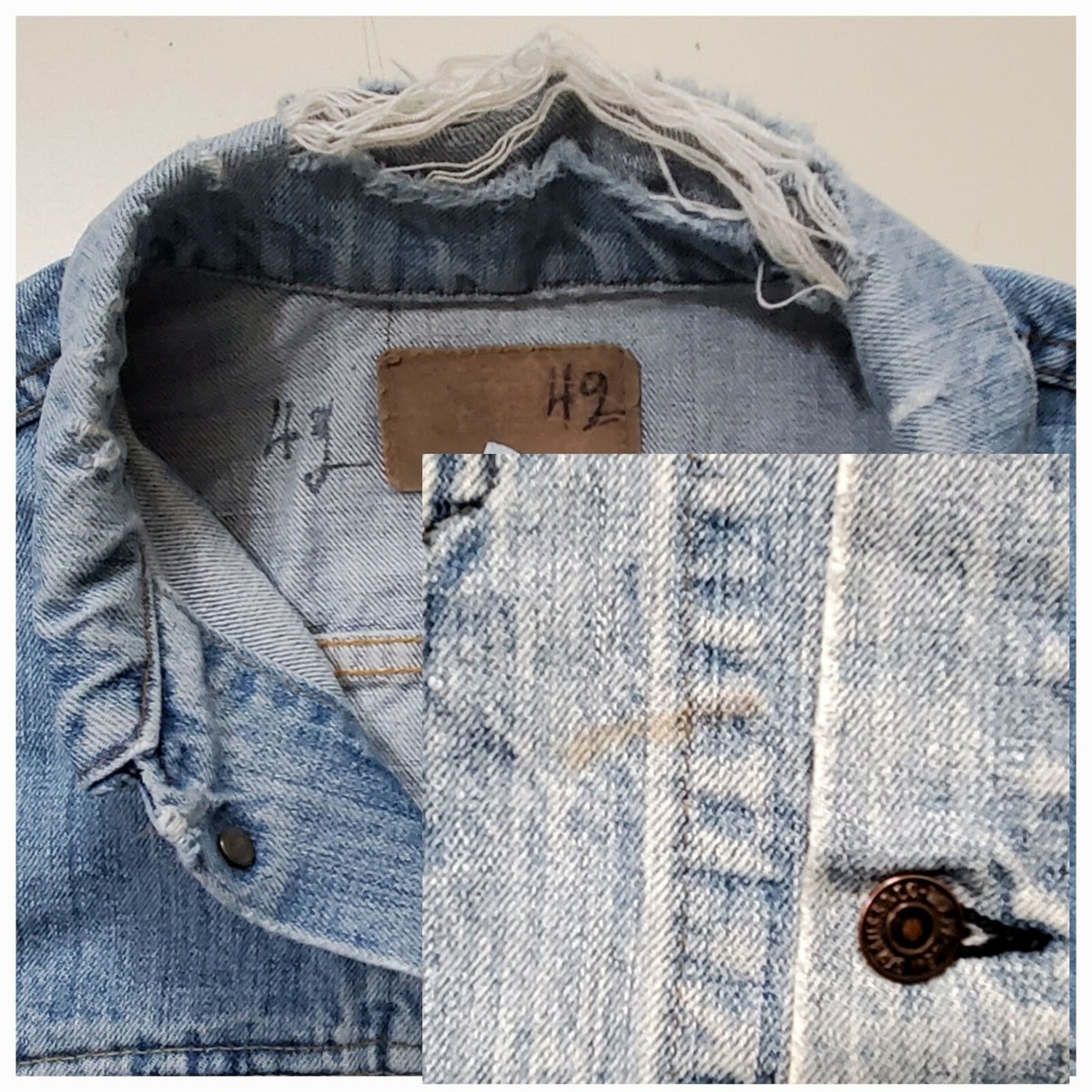 Levi's Vintage Light Blue Red Tab Two Pocket Denim Jean