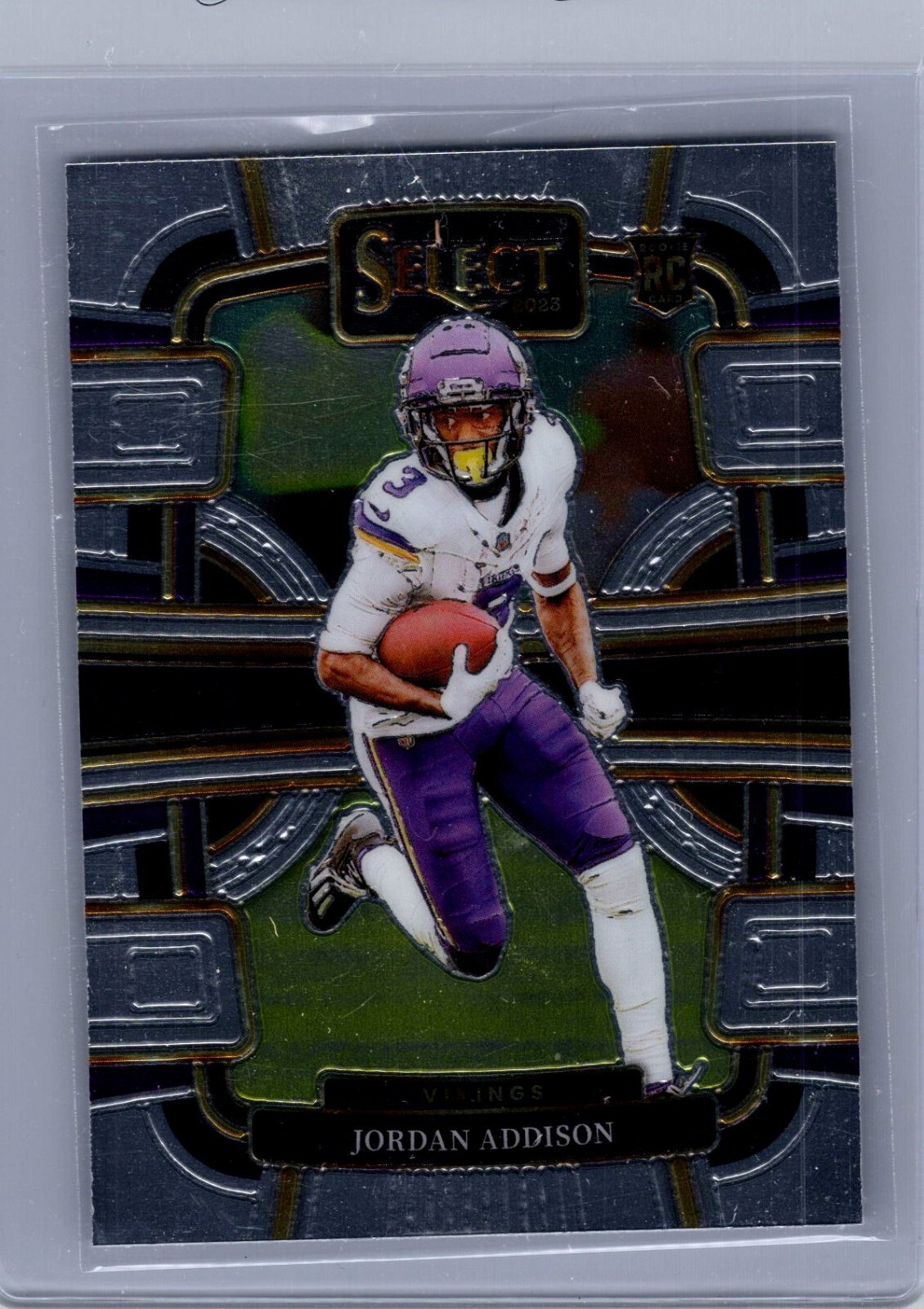 2023 Panini Select Jordan Addison RC Rookie #66 Concourse Minnesota Vikings