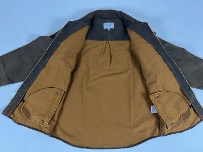 CARHARTT WIP GAREN SHIRT JAC BLACK/DEEP HAMILTON BROWN STONE