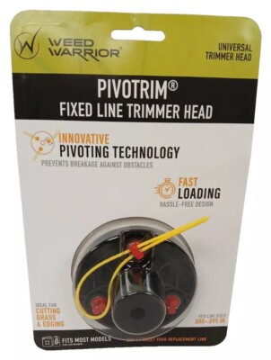 New - Weed Warrior PIVOTRIM Fixed Line Universal Trimmer Head .080