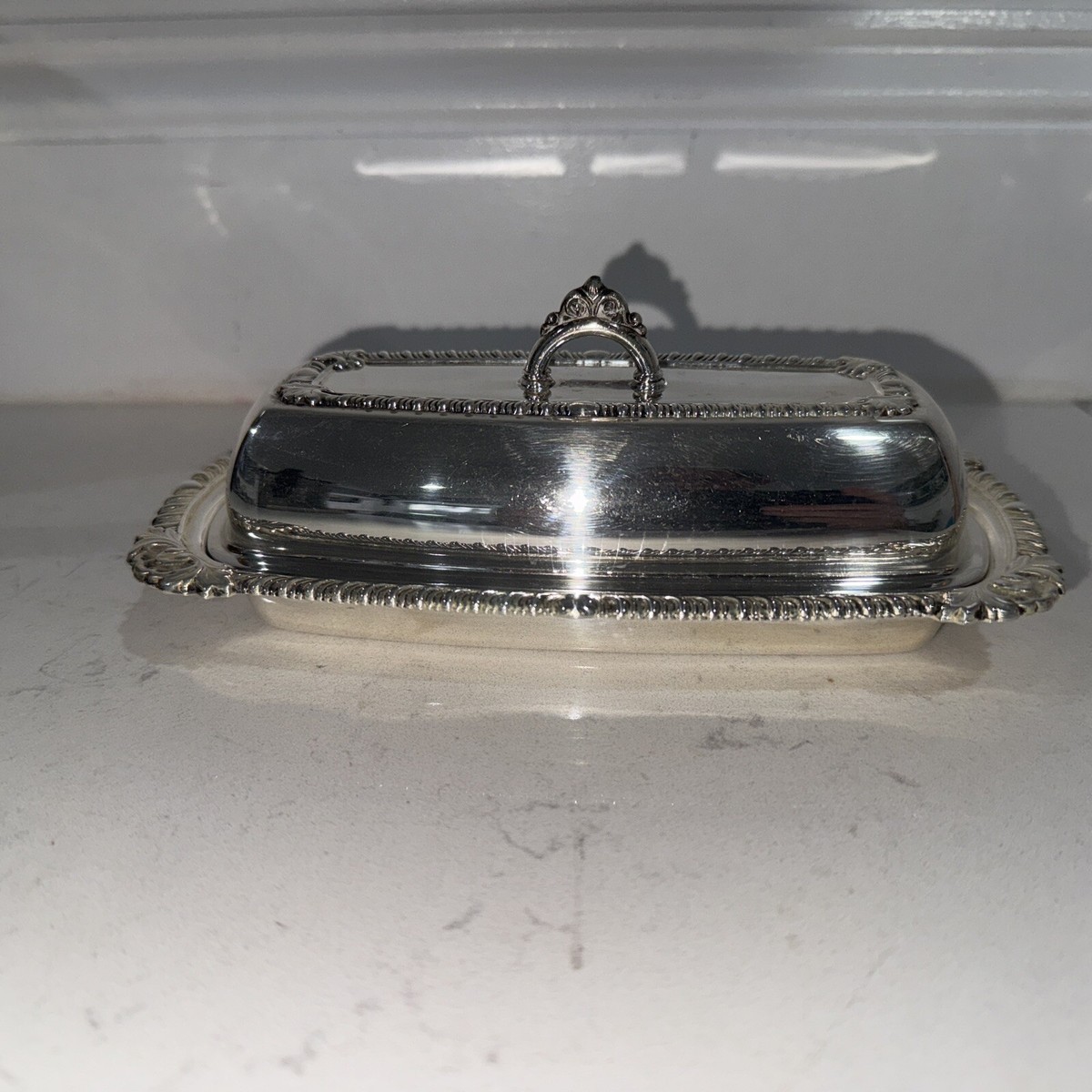 Corbell Silver Company　ビンテージ　バターディッシュ Corbell Silver Company ビンテージ バターディッシュ