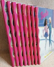 Pink Hardback Barbie 90's 8 Volume Book Lot