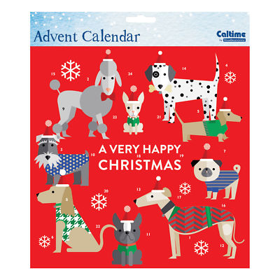 Weihnachts-Countdown Adventskalender - 24 Fenster - 418808 Santa Paws