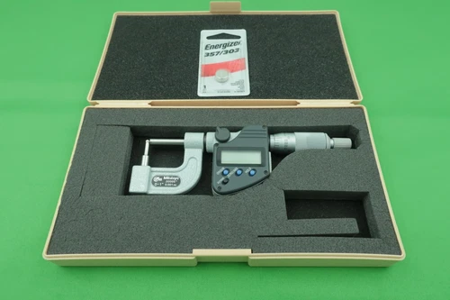 Mitutoyo 395-363 Tube Micrometer 0-1" .00005" IP65 Type C Anvil Excellent
