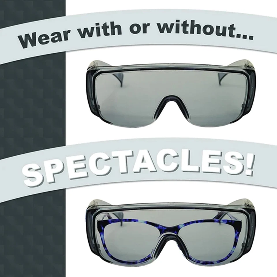 Gafas de seguridad Diamont ventiladas, gris y ámbar (144 pares) Foto 4 de 4