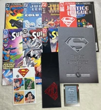 Superman Supergirl Justice League DC Comics Mixed Lot Of 8 Books Comic Book READ