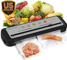 2025 Powerful Vacuum Sealer Machine | Compact Design | One-Touch Automatic | Sea