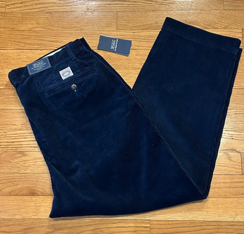Polo Ralph Lauren Men's Whitman Corduroy Pants NWT Navy Blue $188 34 x 30