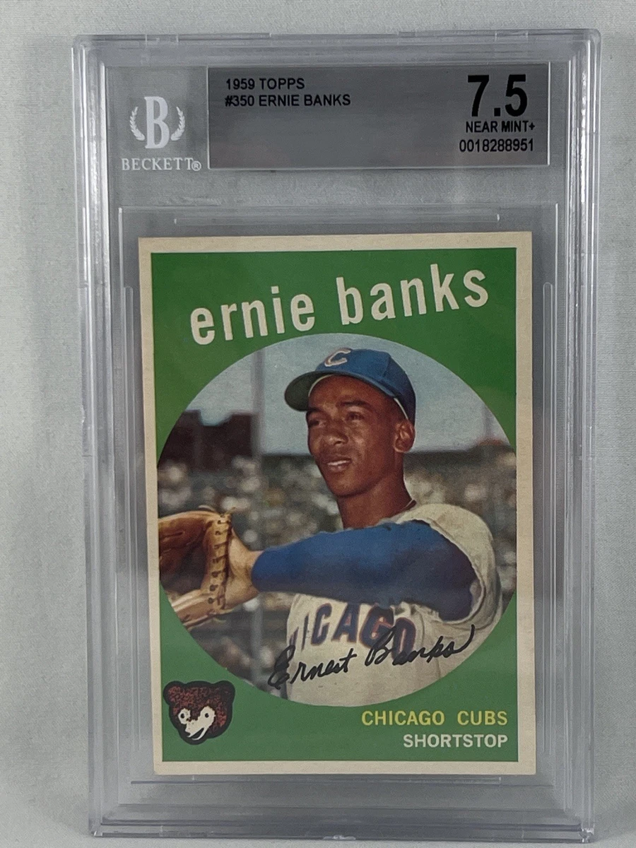 Ernie Banks Baseball 1959 Season Sports Trading Cards