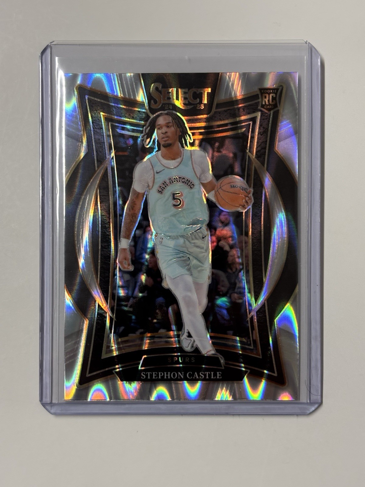 2024-25 Panini Select - Concourse Stephon Castle #72 Tectonic Prizm (RC)