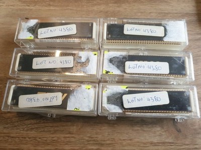 RESTPOSTEN 6 x TRW TDC1010J TDC1010 GOLD KERAMIK DIP SAMMLERSTÜCK IC (EE-641)