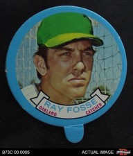 1973 Topps Candy Lids Ray Fosse Athletics 6 - EX/MT