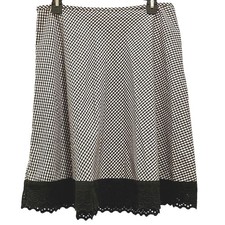 My Michelle 90s Y2K Checkered Ruffle Circle Skirt Size 9 / M