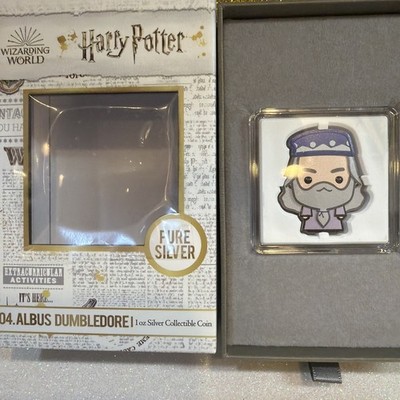 2020 Niue 4th Chibi Harry Potter Series Albus Dumbledore 1 oz Silver-COA