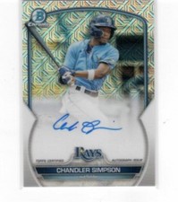2023 Bowman Chrome Mega Box Mojo Autographed Refractor #BMA-CS Chandler ID:48420