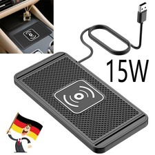 Auto KFZ Wireless Charger Ladegerät 15W Induktiv Ladestation Rutschfest Pad DHL Auto KFZ Wireless Charger Ladegerät 15W Induktiv Ladestation Rutschfest Pad DHL
