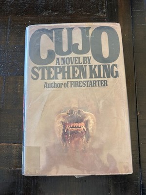 Cujo Stephen King 1981 First Edition 5th Printing Hardcover Dust Jacket