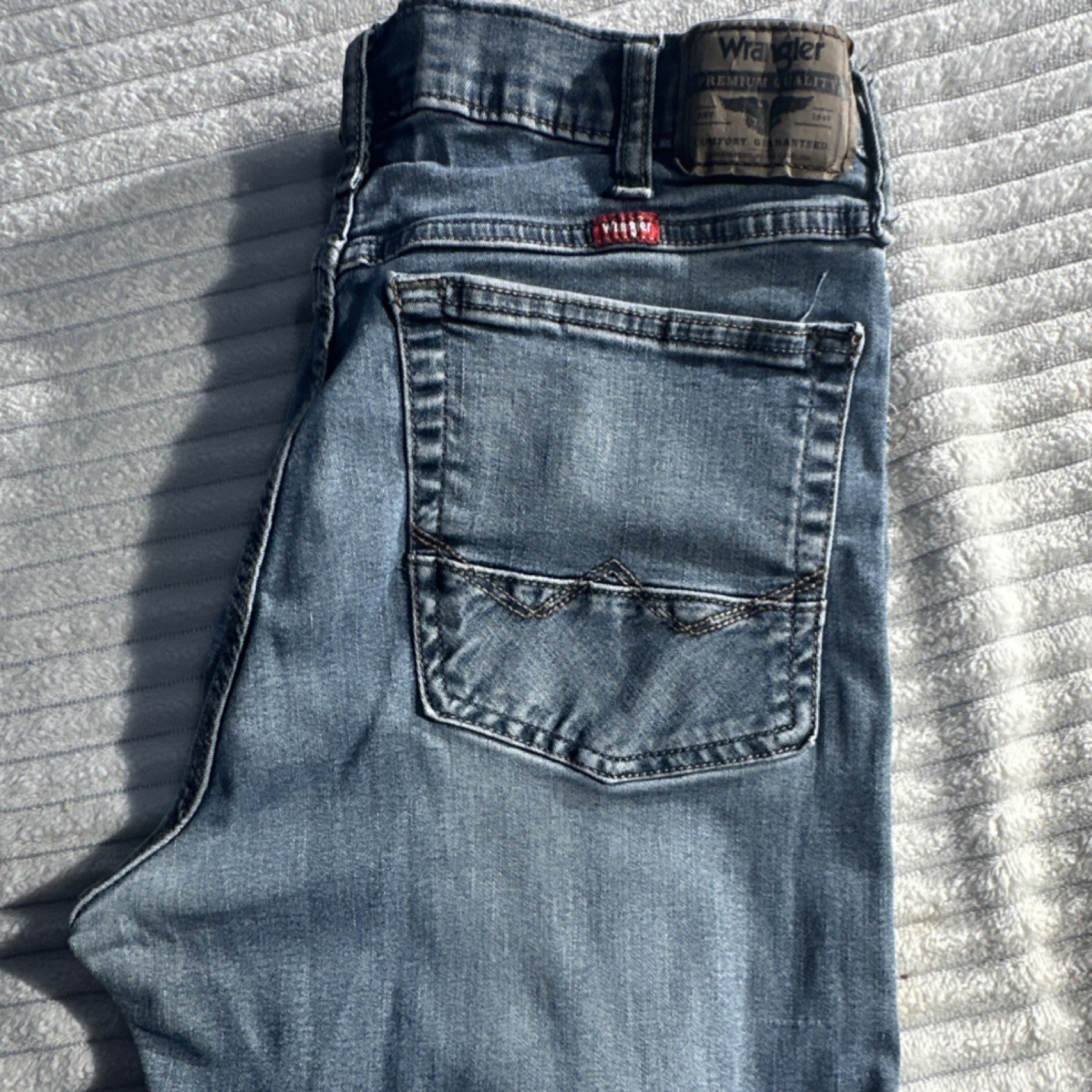 Medium Wash 5-pocket Design Men