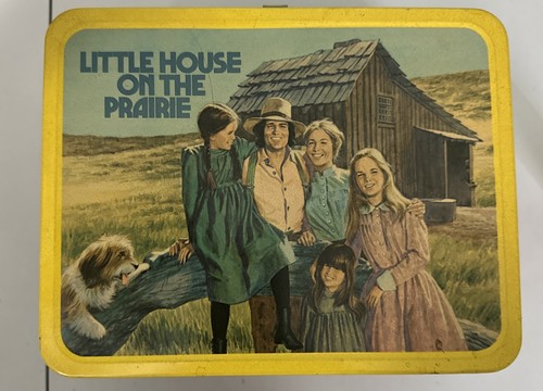 VINTAGE 1978 LITTLE HOUSE ON THE PRAIRIE LUNCHBOX No Latch,Great Paint, Dents.