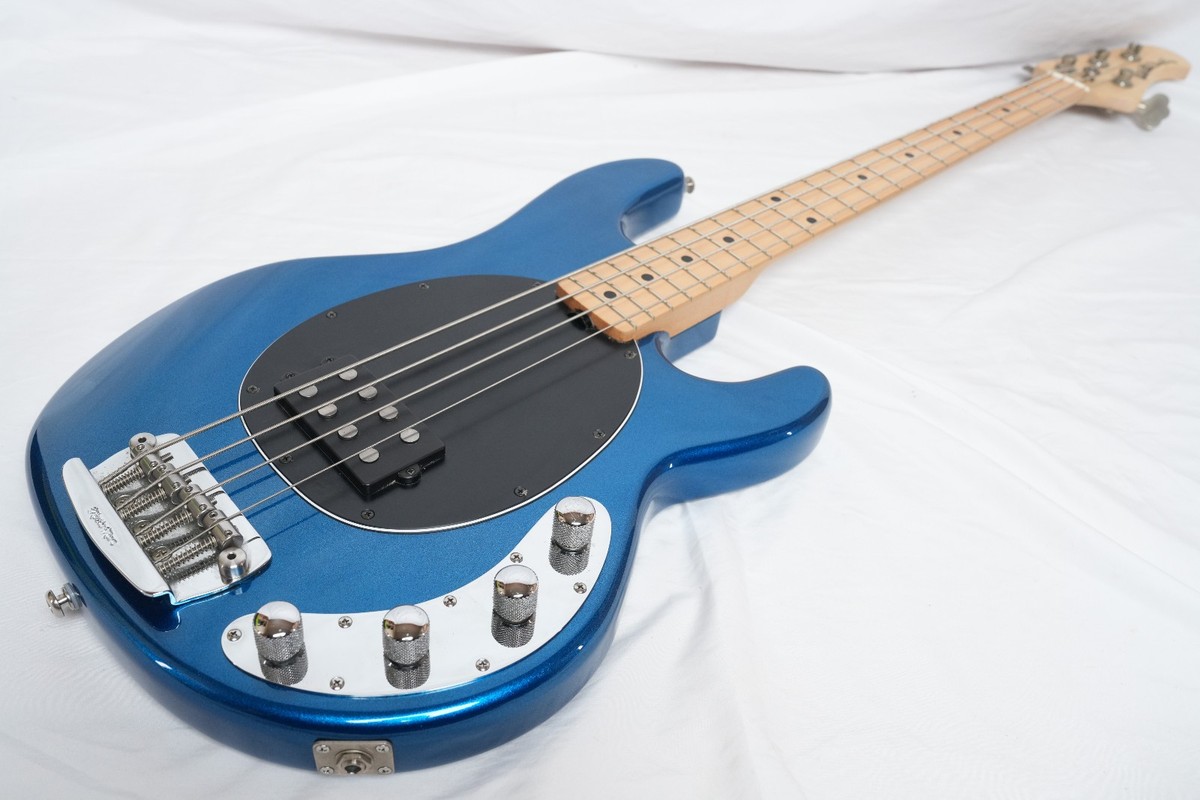 ベース MUSICMAN StingRay USA MUSICMAN STING RAY EX Blue Metallic, Made in Japan, Excellent