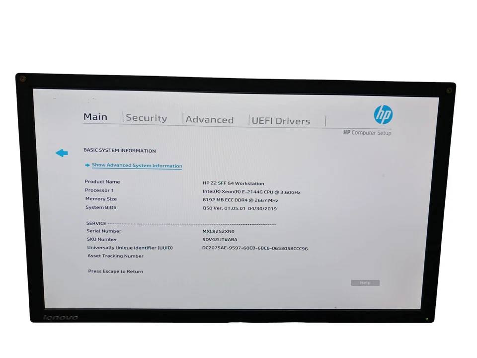 HP Z2 SFF G4 Workstation Intel Xeon E-2144G Quadro P620 No RAM No HDD  Q - Image 2 of 4