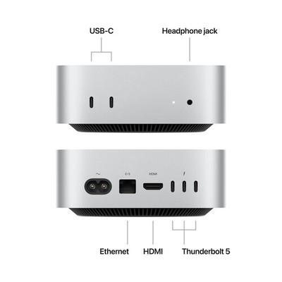 Mac mini M4 Pro CPU上位カスタマイズ 14CPU 20GPU Apple 2024 Mac mini M4 Pro 14-Core 4.5GHz GPU 20-Core 64GB RAM 2TB