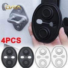 4pcs Silicone Car Auto Door Lock Cover Door Latch Protection Black/White