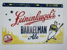Leinenkugel’s Ale - Milwaukee Brewers Metal Sign - Beer - Paul Molitor Retro