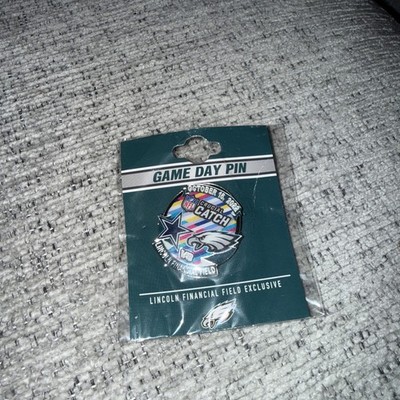 PHILADELPHIA EAGLES GAME DAY PIN 2022 VS Dallas Cowboys 10/16/22 Crucial Catch