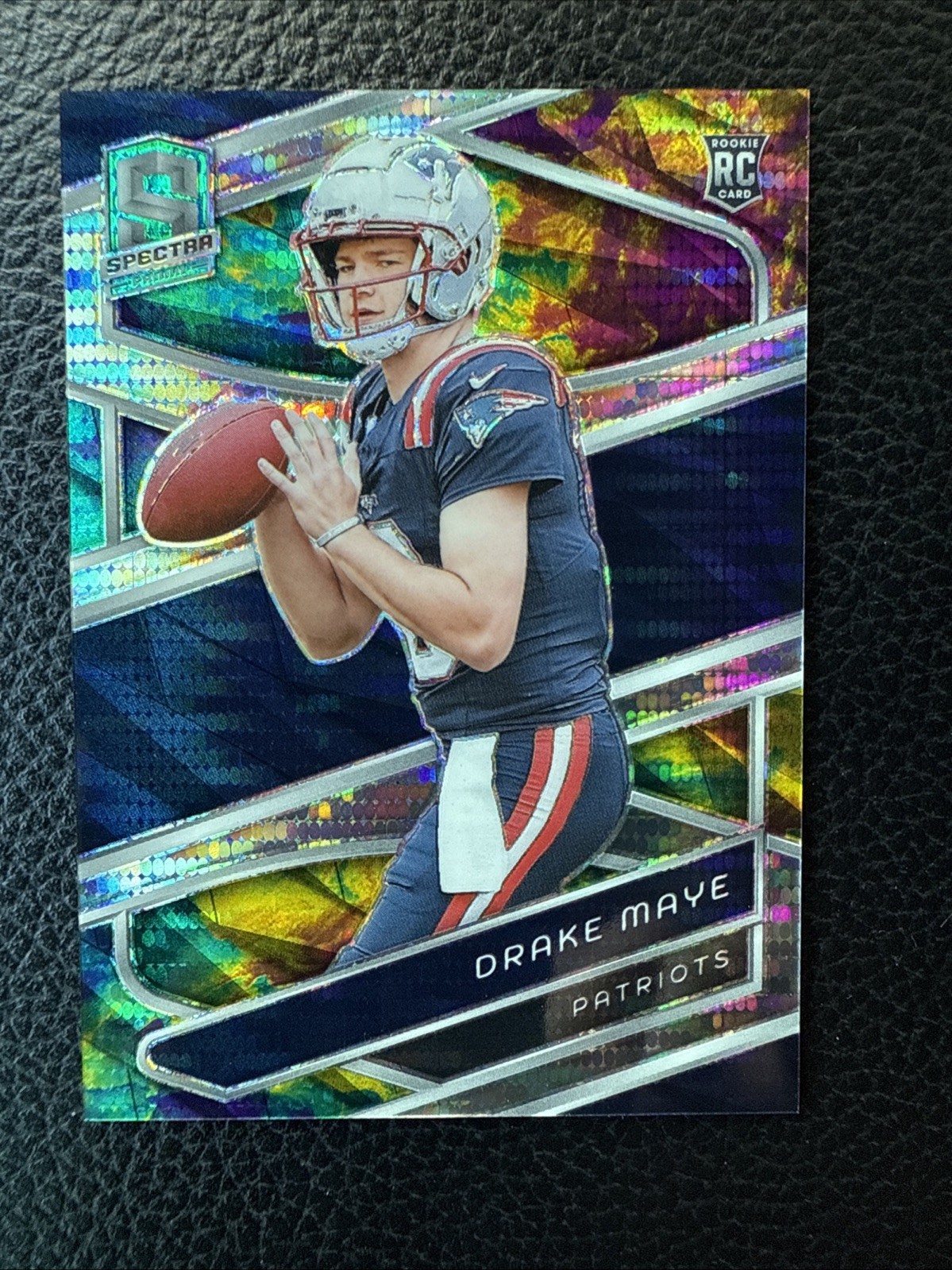 2024 Panini Spectra Drake Maye #3 (RC) Celestial Prizm /99