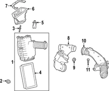 Genuine Land-Rover Engine Air Intake Hose 113123474