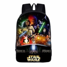 New Star Wars School Bag Boys Cartoon Backpack Girls Travel Sports Shoulders Bag