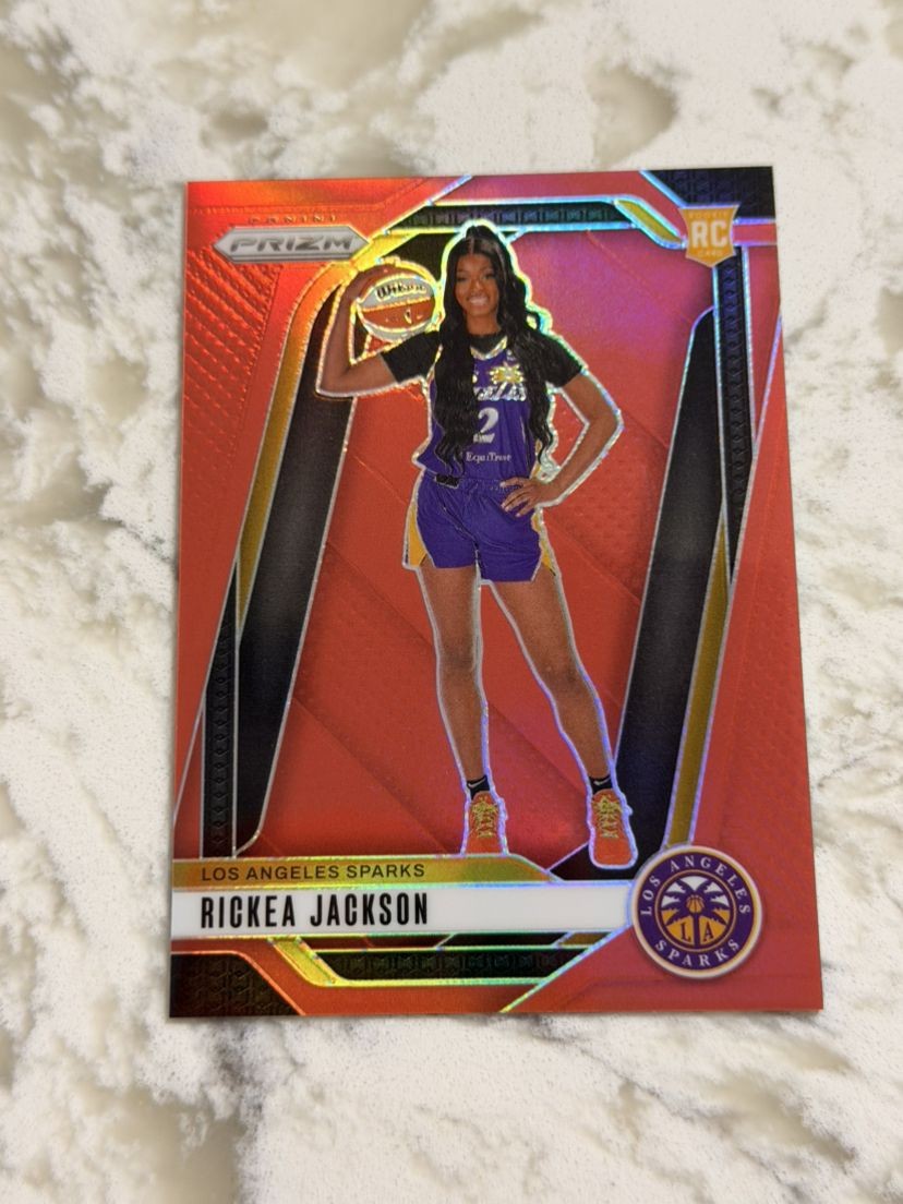 2024 Panini WNBA Prizm RICKEA JACKSON #144 Red Prizm /299 Sparks RC