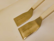 Dexter USA S285-3 Set 2 Stiff Grill Turners Spatulas 4X3 Bevel Edge Factory2nd