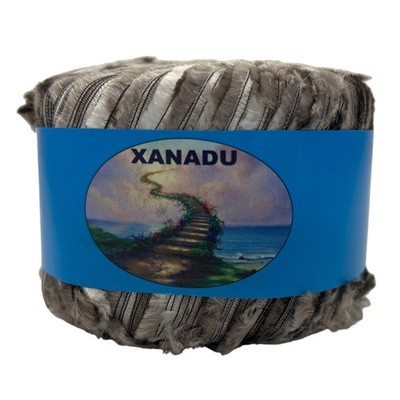 Xanadu #8428 Fringed Ribbon Yarn Skein Elizabeth Austen KFI Bulky Craft