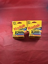 Lot of Two Expired 1/1992 Kodak Film Kodacolor Boxes Both Sealed