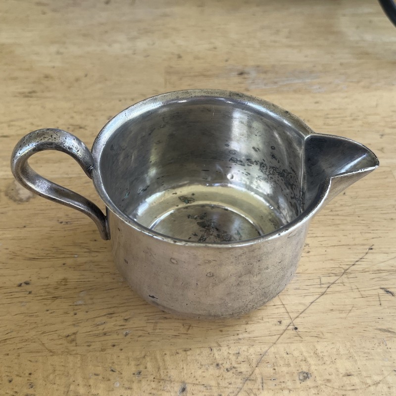 Reed & Barton Silver Soldered #3610 USN United States Navy Creamer 8oz. Vtg