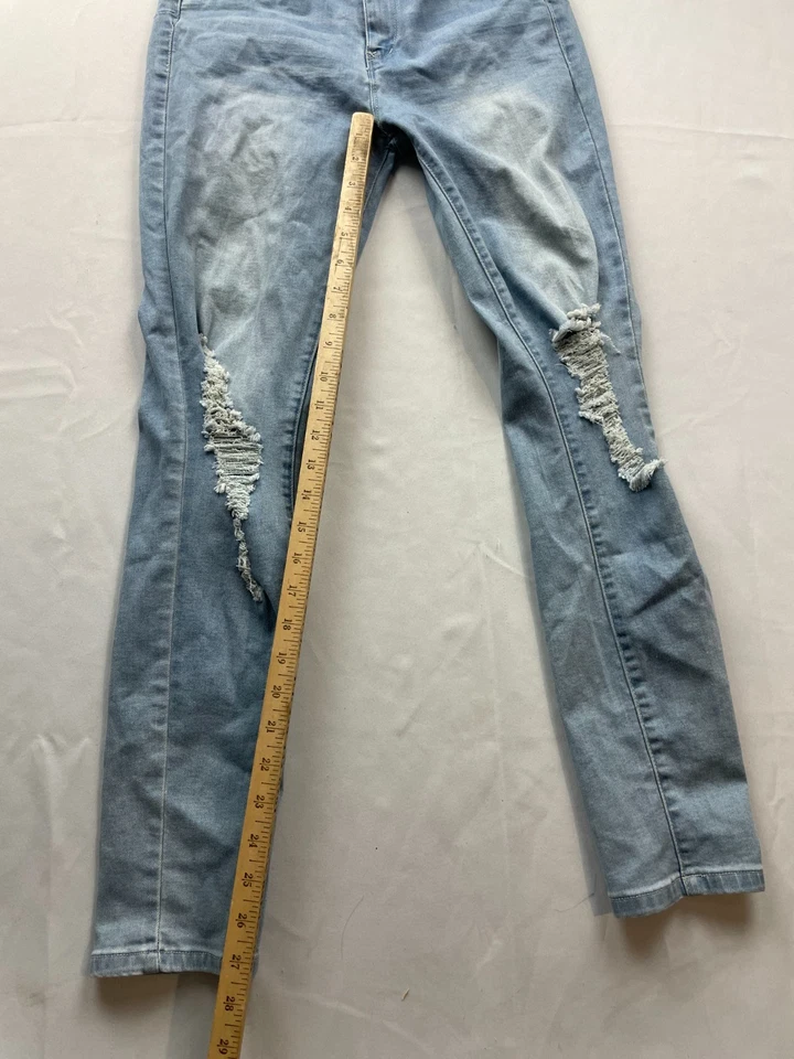YMI WannaBettaButt High Rise Skinny Jeans Womens 5 Y2K Vintage Denim Distressed - Image 2 of 4