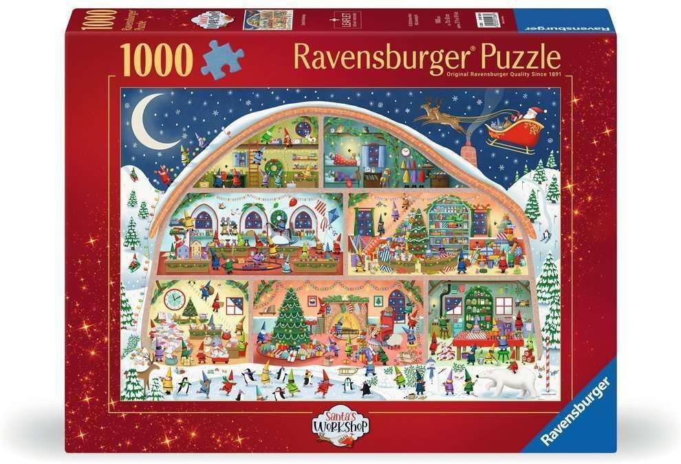 Ravensburger, Emma Allen Santa's Workshop Jigsaw - Image 3