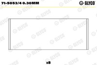 Glyco 71-5053/4 0.30Mm Pleuellager FüR CitroËN,Ds,Fiat,Hongqi,Lancia,Land Rover,