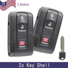 2 For Toyota Prius 2004 2005 2006 2007 2008 2009 Smart Remote Key Shell Case Fob