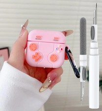Cute Game Case for Airpod 4 Case Cover 2024, Funny 3D Cartoon Kawaii Cool Cover