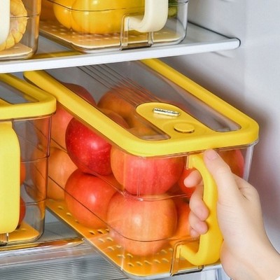 Kühlschrank Aufbewahrungsbox Lebensmittelqualität Frischhaltebox Spezial Schublade Organizer