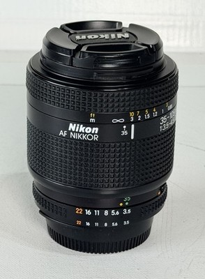 Nikon AF Nikkor 35-105mm f/3.5-4.5 D Zoom Lens w/ Caps & Pouch Tested Sharp