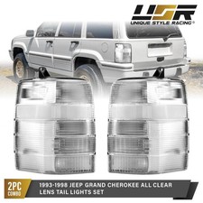 All Clear Tail Light Assembly Set Lr For 93-98 Jeep Grand Cherokee Zj Suv